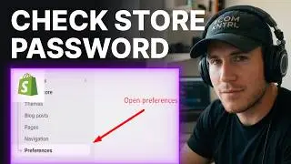How to Check Shopify Store Password (2026) | Password Page