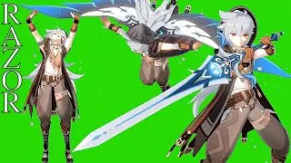 Razor Green Screen | Genshin Impact