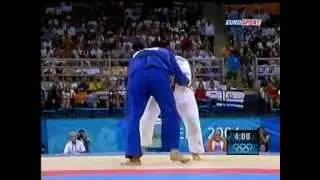 Judo Olympia Athen 2004 Ariel Zeevi vs Elco van Der Geest
