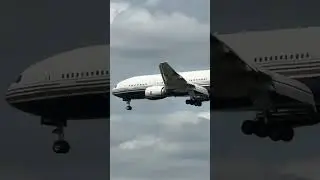 Privilege Style Boeing 777-200 makes a rare visit to Heathrow