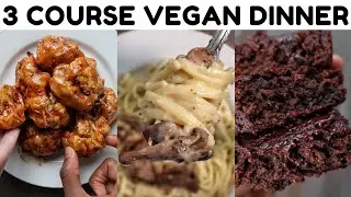3 Course VEGAN Dinner | GLUTEN FREE VEGAN VALENTINE'S DAY RECIPES