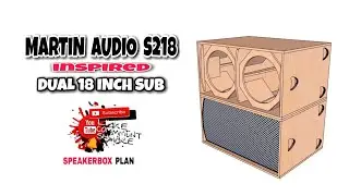 MARTIN AUDIO S218 INSPIRED | DUAL 18 INCH SUB | FULL PLAN