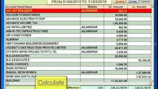 Moneysoft Trial Balance Opening Closing Detailed