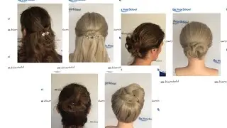 Knopen, hoge knot en lage knot, knots, high bun and low bun