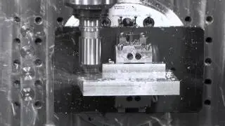 CHIRON Baureihe 12 Bearbeitungsbeispiel Messeplatine/Main - Plate