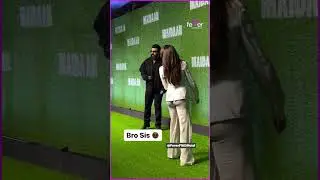 Arjun & Janhvi Oblige Paparazzi for Pics at Movie Premier Last Night!