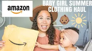 AMAZON BABY GIRL CLOTHING HAUL | SMALL SHOP | BABY CLOTHING HAUL