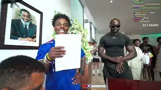 IShowSpeed reveals his DNA test as he ends his African tour