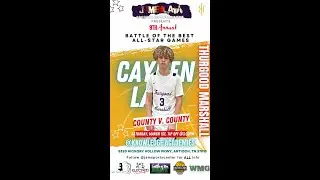 RANDOM SELECTION, 24 OF 25 BOYS County v. County - Cayden Ladd, Thurgood Marshall Middle.  #shorts