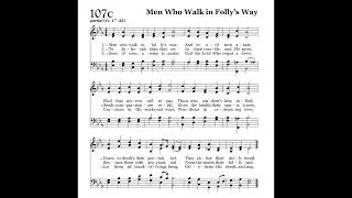 Men Who Walk in Folly's Way (Sacred Morn) 2024 Psalter 107C