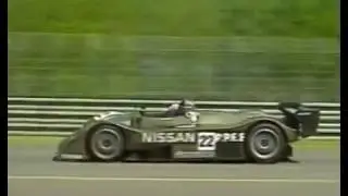 Nissan R391 first test in Le Mans