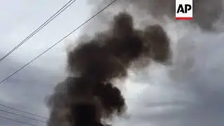 Kurdish protests, burning tyres in the streets of Sulaimaniyah