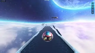 Мультик для детей - Космический катящийся шар Space Rolling Balls Race