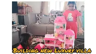 Building new Luxury villa for dolls |Doll house 
