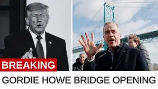 JUST IN: Canada SHUTS DOWN Trump At The Gordie Howe Bridge Opening — No Americans Invited