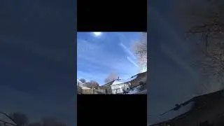 My GoPro caught something strange in the sky #timelapse #drone #shorts
