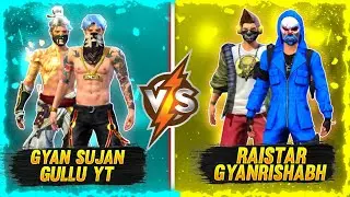 Gyan Sujan & Gullu YT vs Raister & Gyan Rishabh || Dou Challenge |  Pc vs Phone || Garena Free Fire