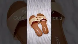 Amazon Finds: Cute, Comfy, and Simple Summer Sandals! Click the link in the description to purchase.