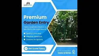 Transform Your Garden with Premium Gates.