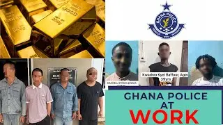 Herh!! Ghana Police dey work