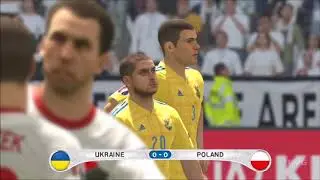 PES 2016 - UEFA Euro 2016 - Ukraine vs Poland | Gameplay (HD) [1080p60FPS]
