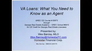 VA Loans: What You Need to Know as a Real Estate Agent in Georgia (CE Class)