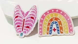 Nurse Iron/Sew on Patches Cartoon Pill Heart Rainbow Syringe Medical Nursing Embroidered Patch