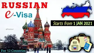 ✅Russia Unified E-Visa To Visit | Starts From 1 Jan 2021 | Tourist eVisa Online