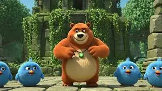 Funny Bear Dance 😂 | Cute Blue Creatures | 3D Cartoon Animation