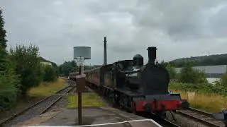 #steamlocomotive 2890 arrives at Rawtenstall Station on East Lancashire Railway