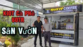 Kiot c&agrave; ph&ecirc; gọn đẹp b&aacute;n trong qu&aacute;n c&agrave; ph&ecirc; s&acirc;n vườn