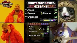 Element Builds: NEVER use this Weapon Augment for Elembane! TU5 Sunbreak