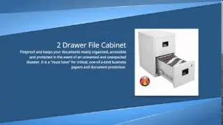 2 Drawer File Cabinet By Sentry | Fireproof Locking Metal 2 Drawer File Cabinet For YOUR Office