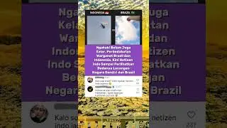 Bikin Ngakak Netizen Indonesia Vs Brazil Adu Kreatif🤣 #news #viral #trending #shorts #fyp