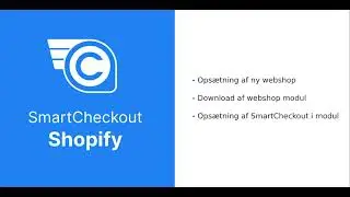 Ops&aelig;t CoolRunner SmartCheckout - Shopify