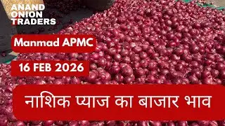 आज का नाशिक प्याज बाजार भाव | Nashik Pyaj Bhav Today | Live Mandi 16 February 2026