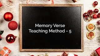 Memory Verse Teaching Method 5 | Matthew 11:28 | Children Ministry