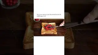 The sound of peace: jam meets toast.Crisp.  #viral #video #asmr #viralvideo #reels #satisfying #sea