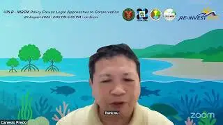 UPLB-INREM Policy Forum: Legal Approaches to Conservation