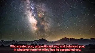 How would be the day of recompense holy Quran recitation with English translation