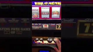 Wheel of Fortune $9.00 bet at Parx Casino