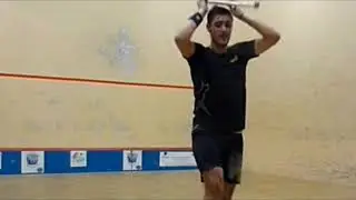 SQUASH. Baptiste Masotti can't believe NO LET decision