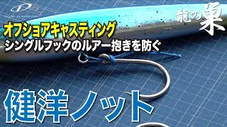 『龍の巣チャンネル』vol.24 フックのルアー抱きを防ぐ健洋ノット解説（D-CLAW）