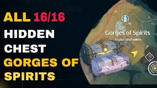 All Hidden Chest Gorges of Spirits 16/16 Locations wuthering waves