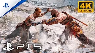 KRATOS VS BALDUR PS5 (4K 60FPS) No Commentary