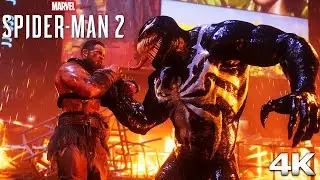 VENOM VS KRAVEN BOSS FIGHT || SPIDERMAN 2 GAMEPLAY PART- 15