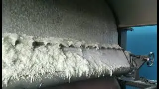 Drum drying process of milk