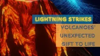 Lightning Strikes: Volcanoes'Unexpected Gift to Life #volcano #electricity