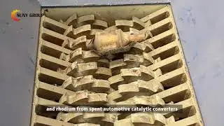 How to Prepare Catalytic Converters Recycling: Shredding to Get PGM Catalyst Powder!