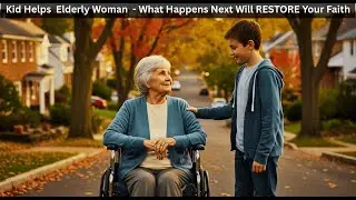Kid Helps Elderly Woman Reach Church - The Miracle That Followed Restored your Faith